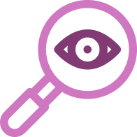 Icon of a magnifying glass over an eye, representing the tool to find a Light Adjustable Lens surgeon.
